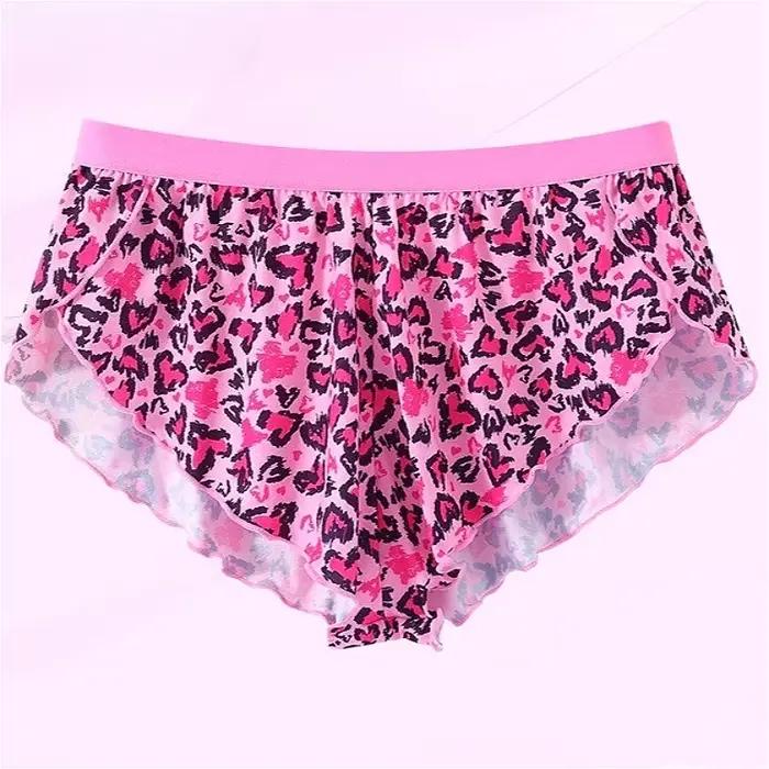 Culotte érotique léopard pour femme