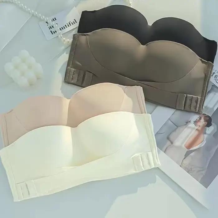 Gros seins sous-vêtements Lingerie Sexy S-Xl grande taille boucle avant sans couture une pièce soutien-gorge tasse
