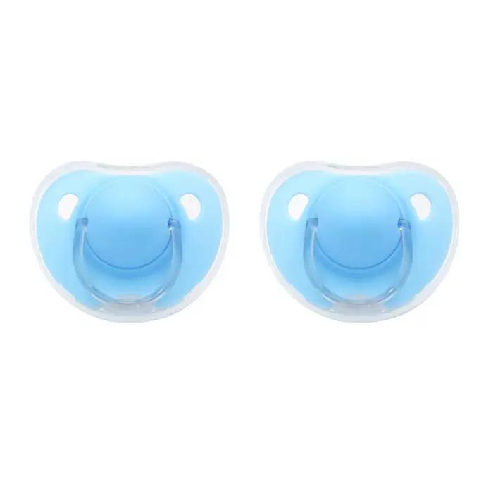 Sucette pour bébé avec couvercle, 2 pièces/paquet, pour usage quotidien et nocturne
