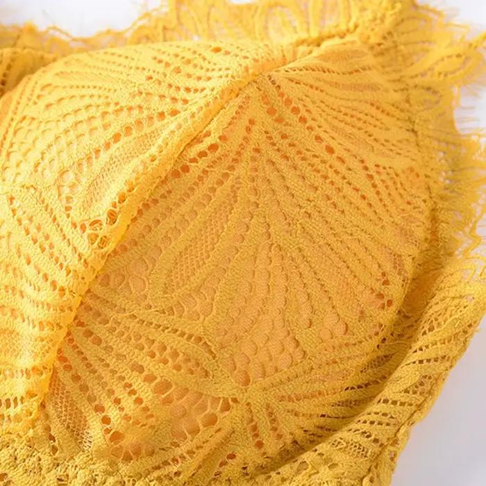 Soutien-gorge en dentelle non rembourré pour femme