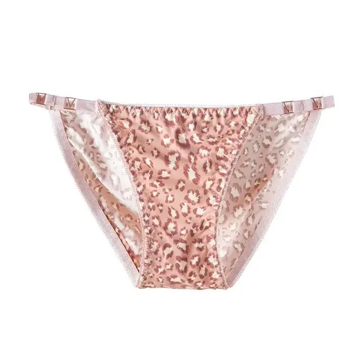InjSexy-Sous-vêtements en V métal rose Harvey pour femmes