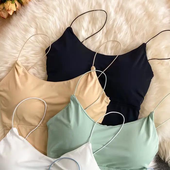 Soutien-gorge d'été en soie glacée