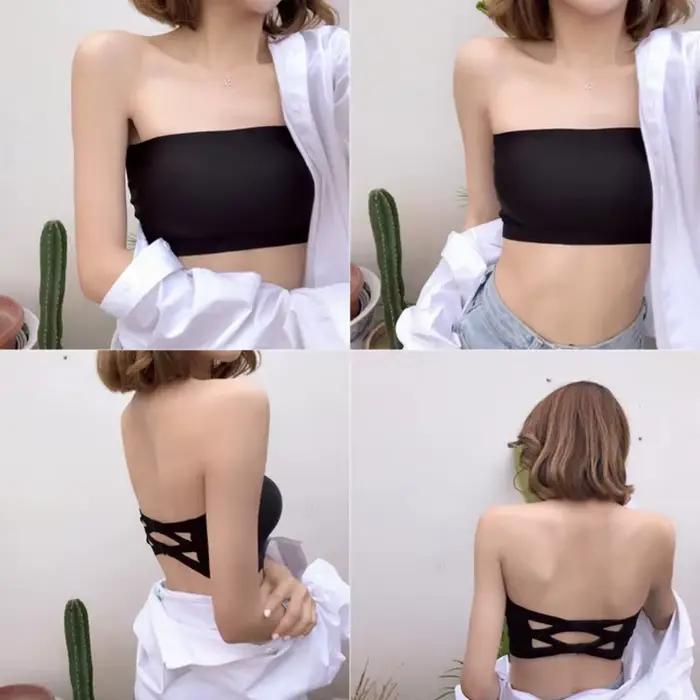Soutien-gorge Bandeau sans bretelles sans couture pour femmes