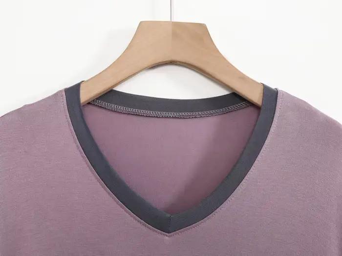 Vêtements de nuit femme dessin animé imprimé chemise