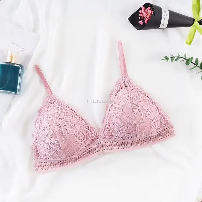 Soutien-gorge français en dentelle fine pour femmes