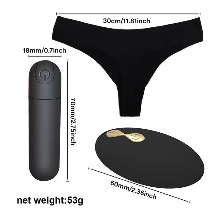 Culotte vibrante, 10 fonctions, télécommande sans fil, Rechargeable, vibrateur à balles, sangle sur sous-vêtements, vibrateur pour femmes, jouet sexuel