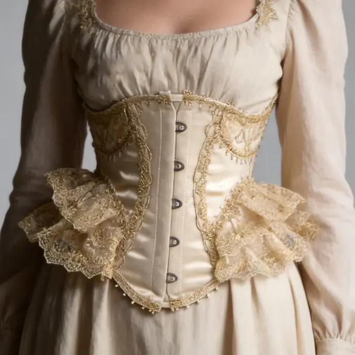 Corset fantaisie sous le buste pour femmes