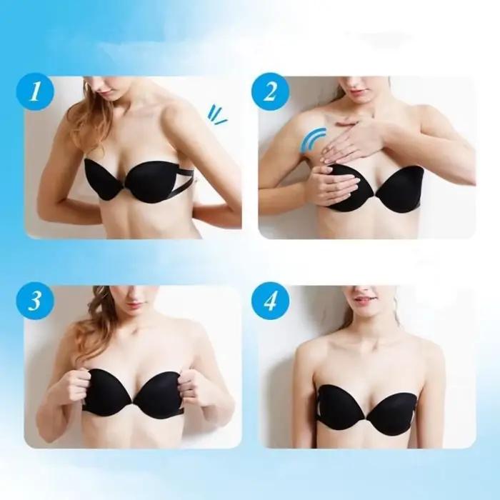 Soutien-gorge basique sans bretelles à fines bretelles pour femme