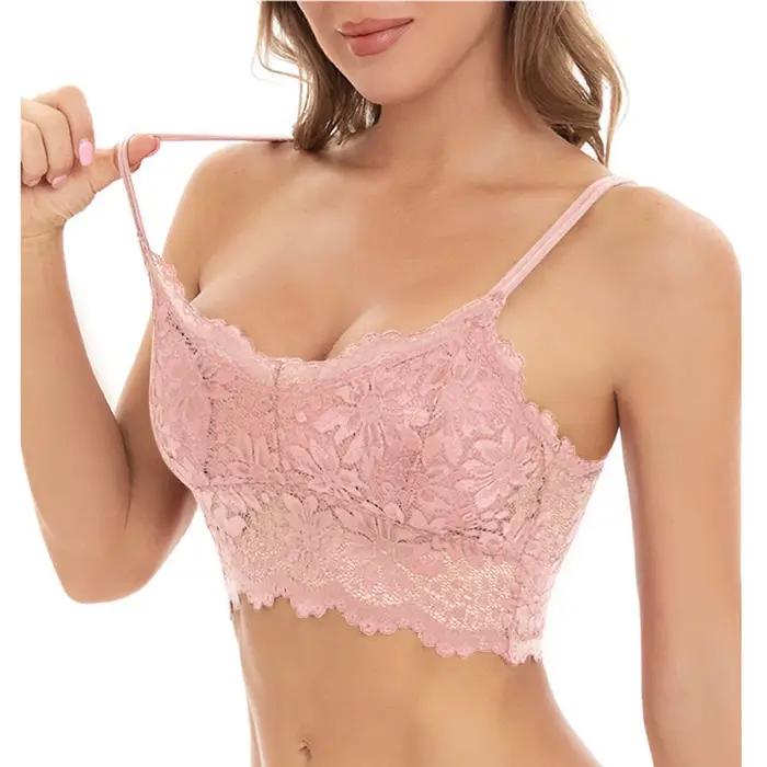 Soutien-gorge Sexy en dentelle florale pour femmes