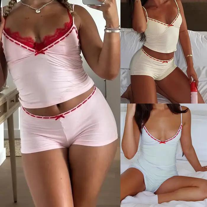 Ensemble pyjama 2 pièces pour femmes