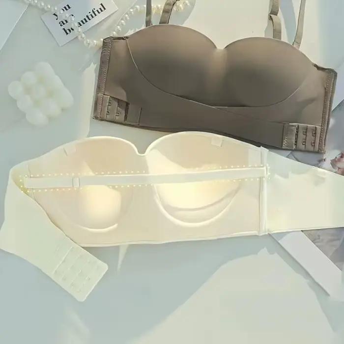 Gros seins sous-vêtements Lingerie Sexy S-Xl grande taille boucle avant sans couture une pièce soutien-gorge tasse