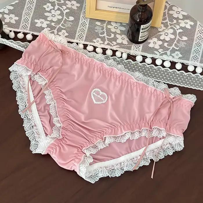 Culotte Sexy grande taille ropa intérieur femenina dentelle lenceria doux calzones para mujer haute élasticité sous-vêtements femmes Lingerie