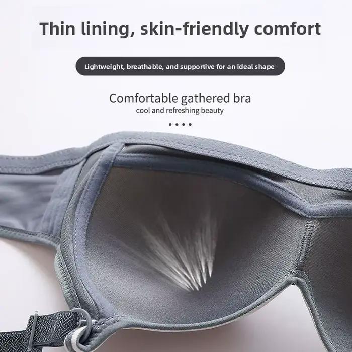 Soutien-gorge froncé confortable et lisse pour les mères d'âge moyen et âgées