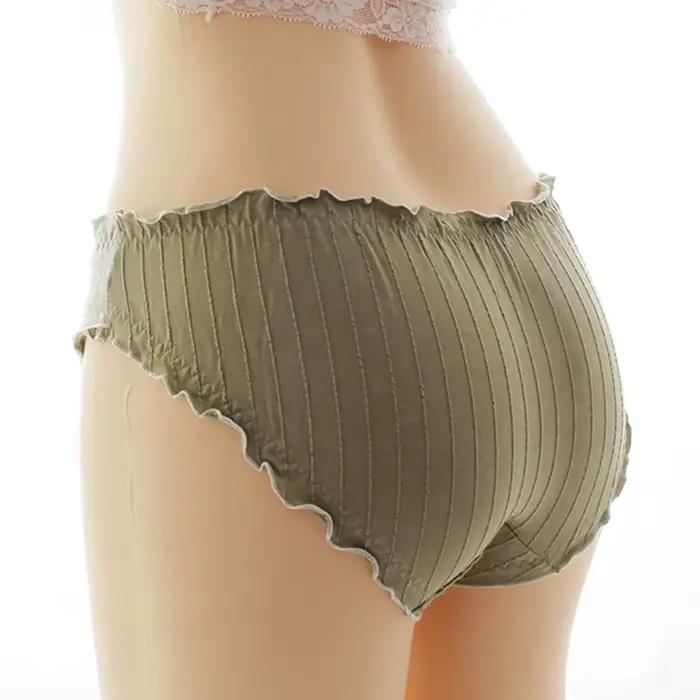 Culotte en coton à volants en dentelle pour femmes