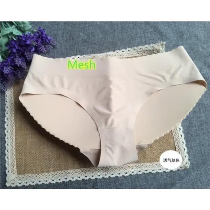 Femmes Sexy culottes sans couture rembourré bas