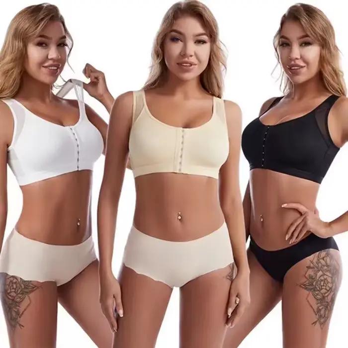 Soutien-gorge correcteur de posture à fermeture avant S-5XL pour femme
