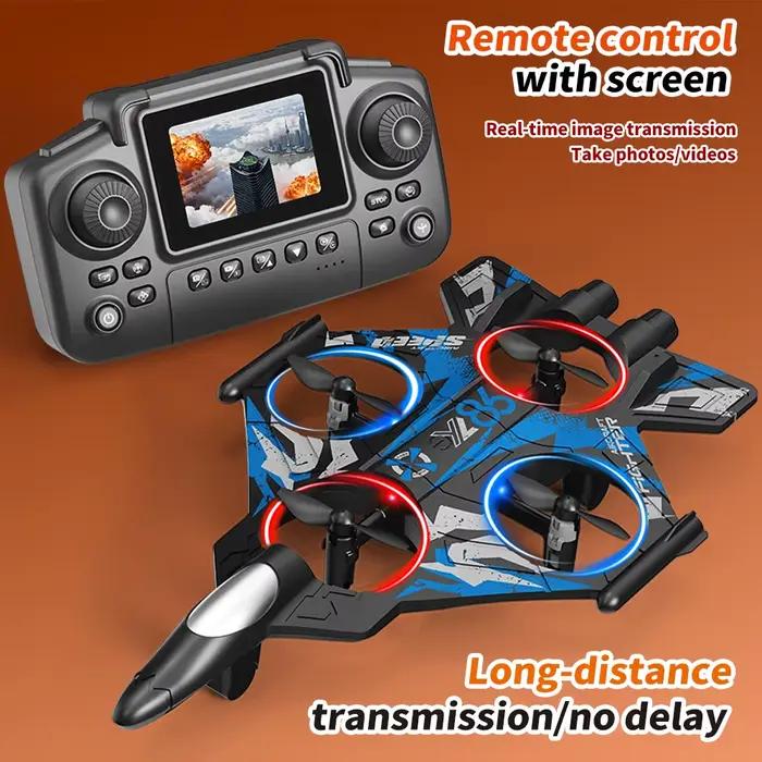 Avion RC YL86, hélicoptère, trois vitesses, avion à bascule à 360 degrés ° Drone RC Jouets de combat à maintien d'altitude fixe