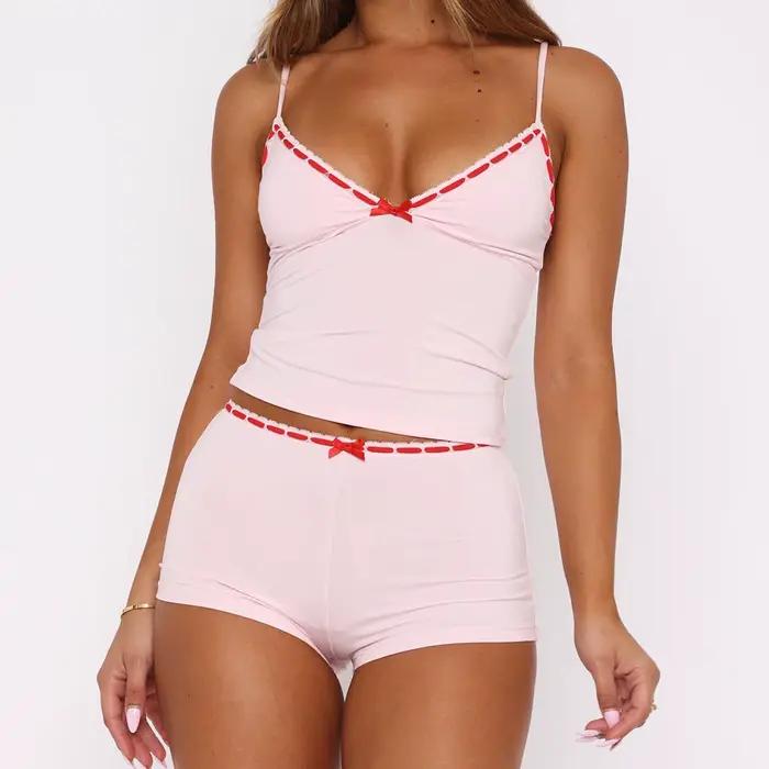 Ensemble pyjama 2 pièces pour femme