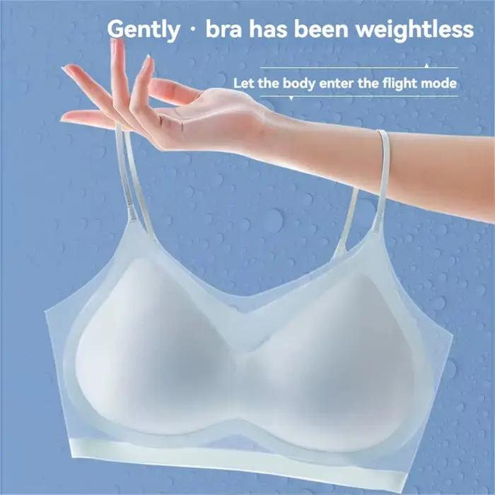 Soutien-gorge Ultra-fin et respirant en soie glacée pour femmes