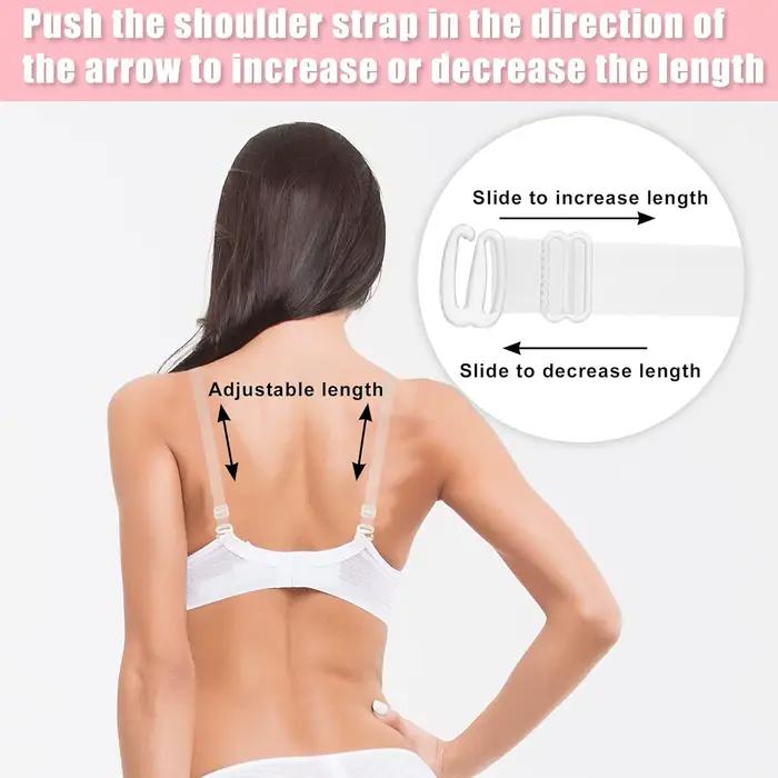 Sangles de soutien-gorge réglables coordonnantes invisibles