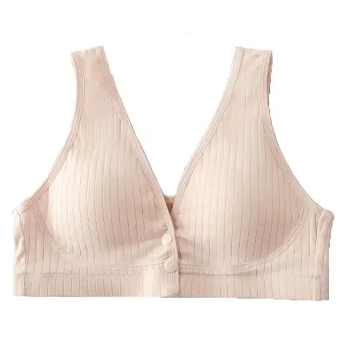 Soutien-gorge d'allaitement en pur coton pour femme