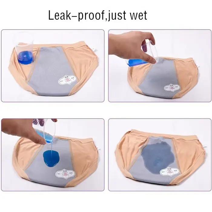 M/L/XL/XXL/3XL/4XL/5XL/6XL sous-vêtements menstruels femmes période empêchant les fuites latérales slips grande taille culotte en maille respirante