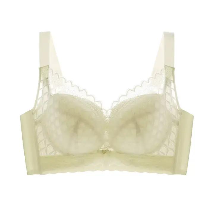 Soutien-gorge en dentelle grande taille Push Up pour femmes Sexy femme grand haut