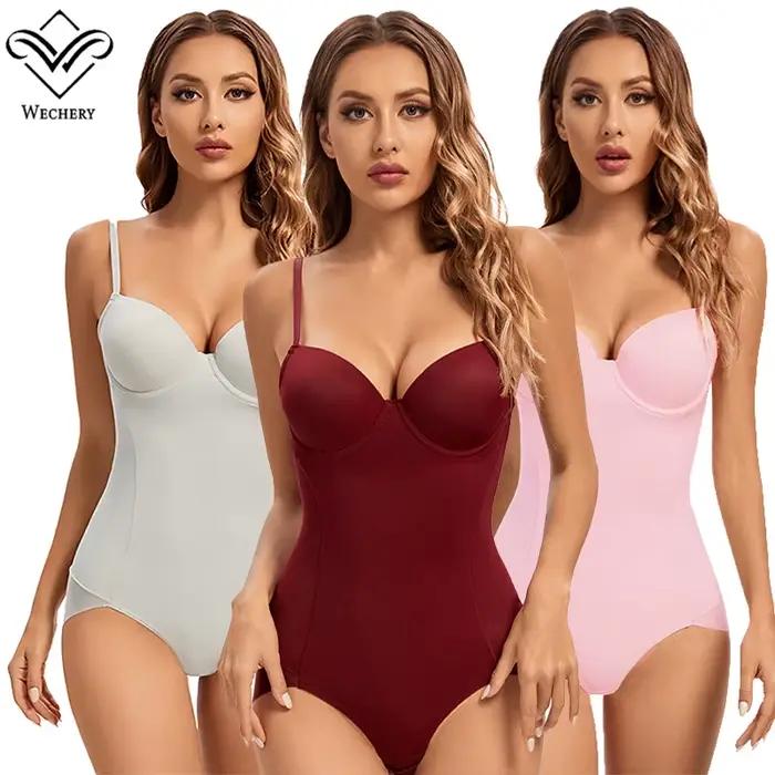String rouge foncé Body Shaper à bretelles Bralette soutiens-gorge pour femmes soutien-gorge Sexy Lingerie noire avec bonnet à armatures Shapewear