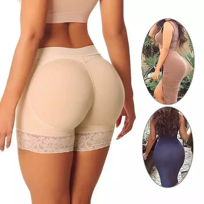 Femmes bout à bout culotte faux fesse corps Shaper sous-vêtements rembourrés dame ascenseur fesses taille haute ventre contrôle hanche culotte