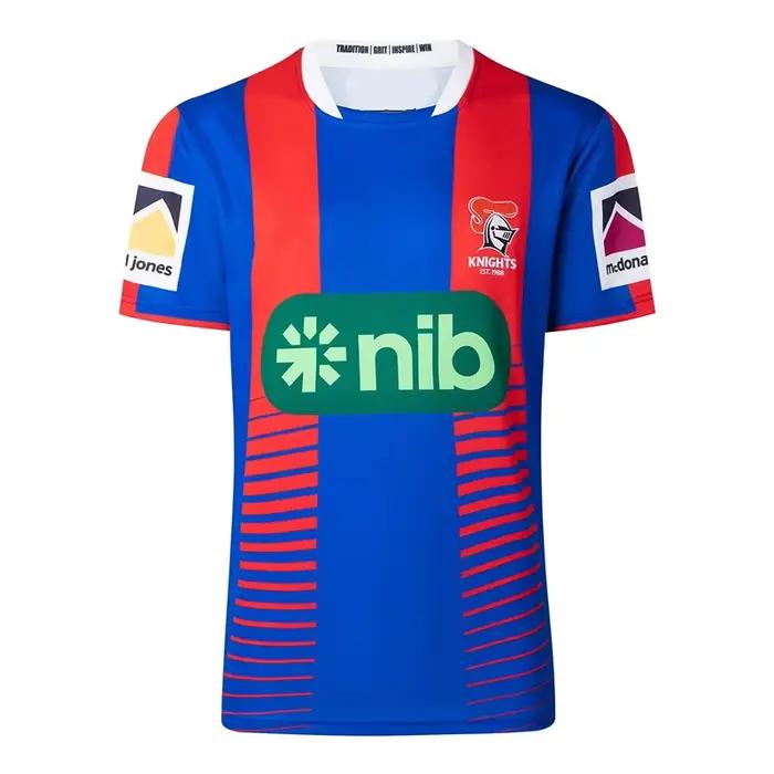 Maillot de rugby 2026 Anzac Round / Knights Home / Away / Training / Multicultural / Captains Run, tailles enfant : 16-26, tailles homme : S-5XL