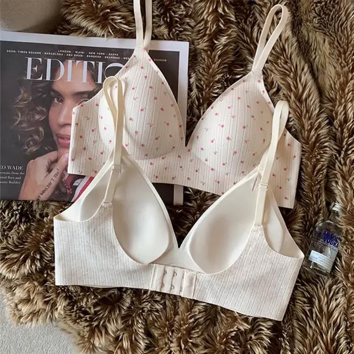 Sous-vêtements Push Up sans anneau en acier pour femmes