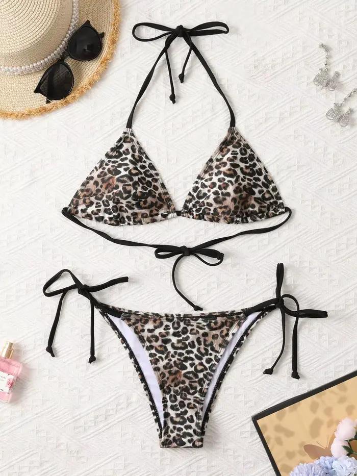 Maillot de bain plissé sexy dos nu Shencai à motif zèbre