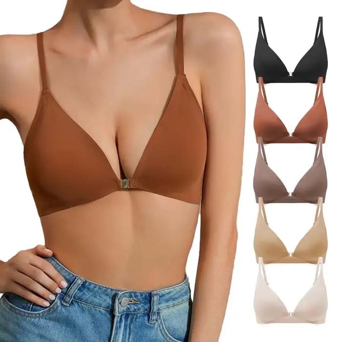 YMQJ offre spéciale soutien-gorge avec ouverture avant amovible goutte d'eau tasse sans fil Laser coupe
