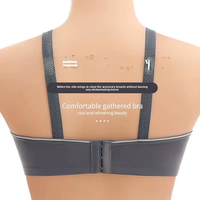 Soutien-gorge froncé confortable et lisse pour les mères d'âge moyen et âgées