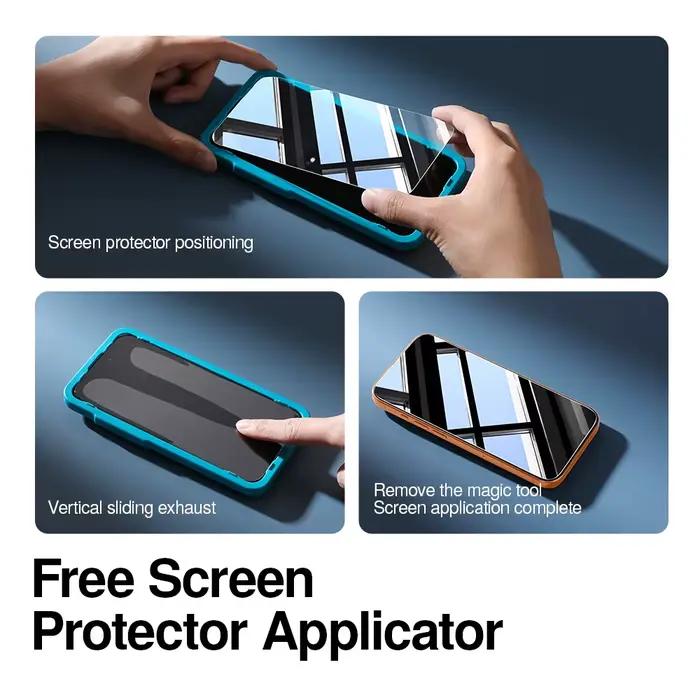SmartDevil HD Film en verre trempé pour iPhone 17 ProMax protecteur d'écran de confidentialité pour iPhone 17Air 17Pro 16Pro 16 anti-empreintes digitales