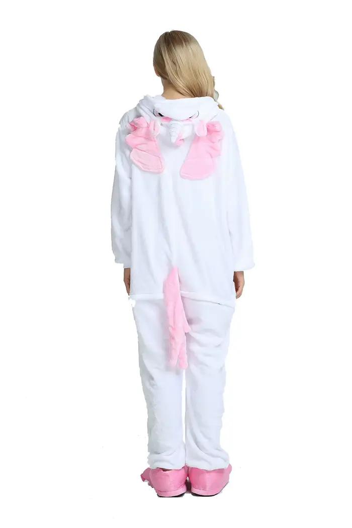 Licorne Onesies Kigurumi flanelle dessin animé Pyjamas femmes animaux
