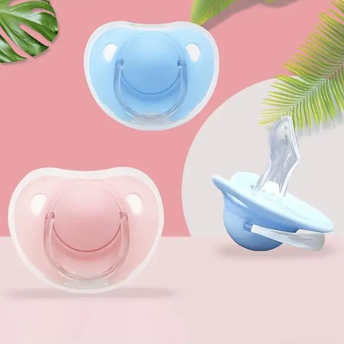 Sucette pour bébé avec couvercle, 2 pièces/paquet, pour usage quotidien et nocturne