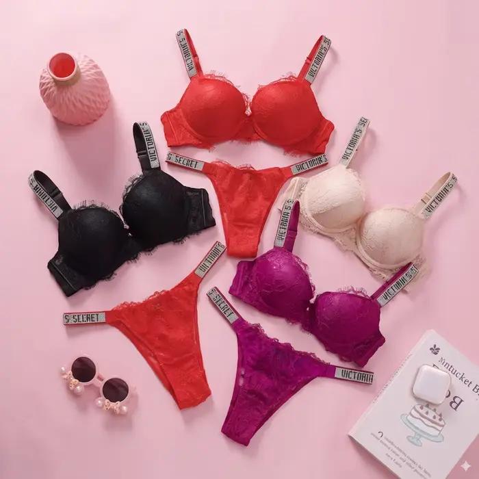 Ensemble de lingerie féminine classique Victoria's Secret