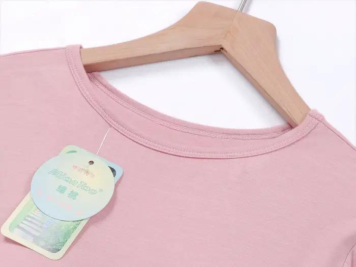 Chemise de nuit longue en coton modal pour femmes