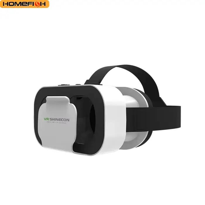 Lunettes VR Casque 3D Réalité Virtuelle Dispositif Casque Lunettes Lentilles Smartphone Mobile Téléphone Intelligent Realidade Viar VR