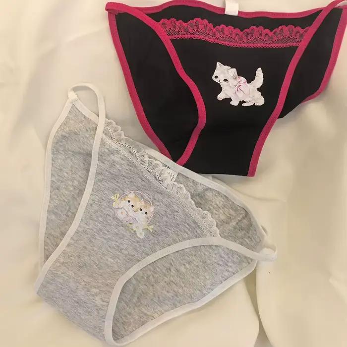 Sous-vêtements rétro japonais en dentelle pour femmes