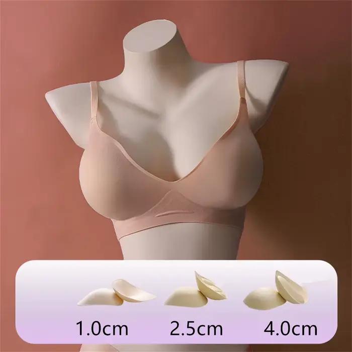 Soutien-gorge push-up respirant sans anneau en acier pour femme