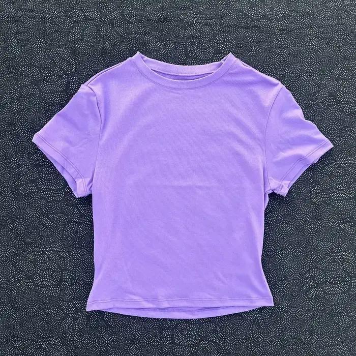 T-Shirt de Yoga serré à manches courtes pour femmes, couleur unie, doux et respirant, nombril exposé, haut de Fitness, amincissant Abdominal