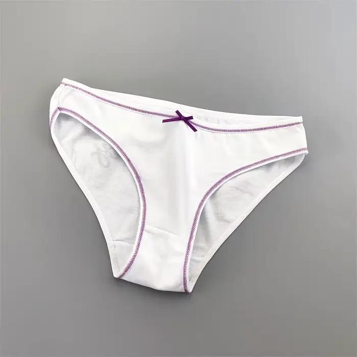 7 pièces/ensemble culottes d'écolière semaine imprimé sous-vêtement bikini femmes coton lettres slips confortables dames