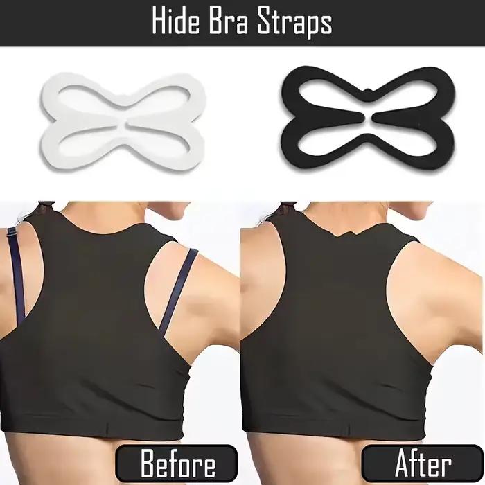 Lot de 3 Clips Convertisseurs de Bretelles de Soutien-Gorge - Discrets, Rehausseurs, Antidérapants pour Ajustement des Bretelles, Accessoire Minimaliste Discret