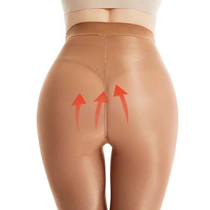 70D discothèque chanteur DJ scène SHAPING chaussettes Sexy femmes bas Performance collants huileux