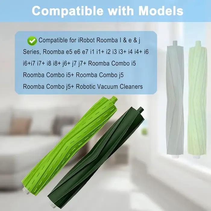 Brosse à rouleau en caoutchouc pour Irobot Roomba série E I J E5 E6 E7 I3 I3 + I4 I4 + I5 I6 I6 + I7 I7 + I8 I8 + J6 + J7 J7 + p