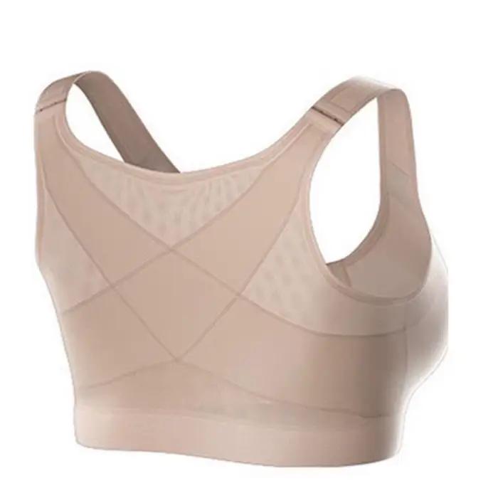 Soutien-gorge opératoire d'augmentation mammaire sans fil Non rembourré pour femmes