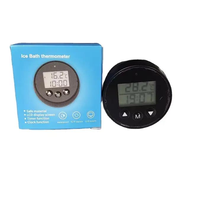 Thermomètre numérique de bain de glace flottant électronique Ip67, outil de défi de seau à glace à température froide, minuterie de plongée froide pour nager en plein air