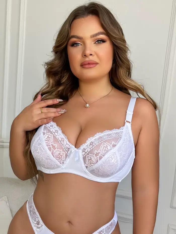 Soutien-gorge en dentelle noir grande taille pour femmes, Sexy, à armatures, Anti-affaissement, couvrant le côté haut, seins secondaires, quatre saisons